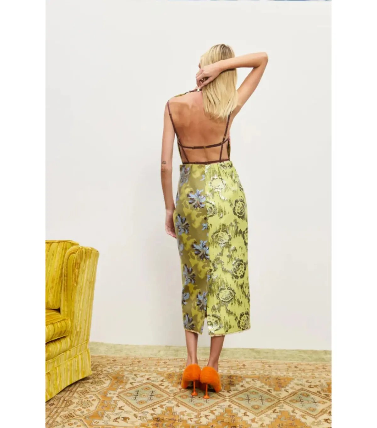 Alémais Adriana Jacquard Midi Gown Multi Size AU 8 photo 3