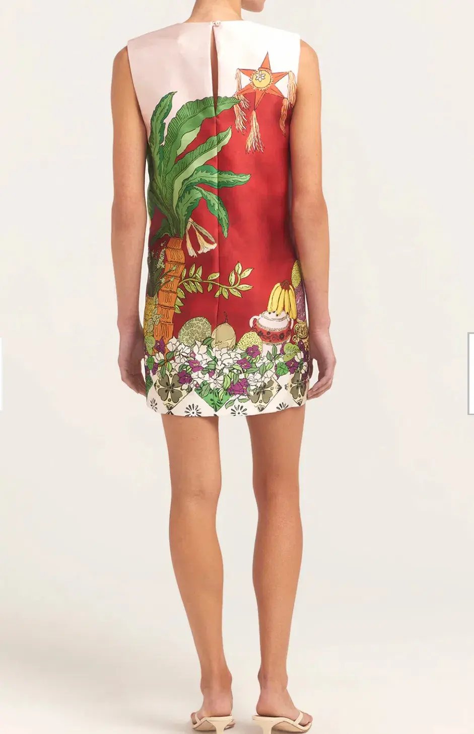 Alemais Tiger Mini Dress Print Size 12 photo 3