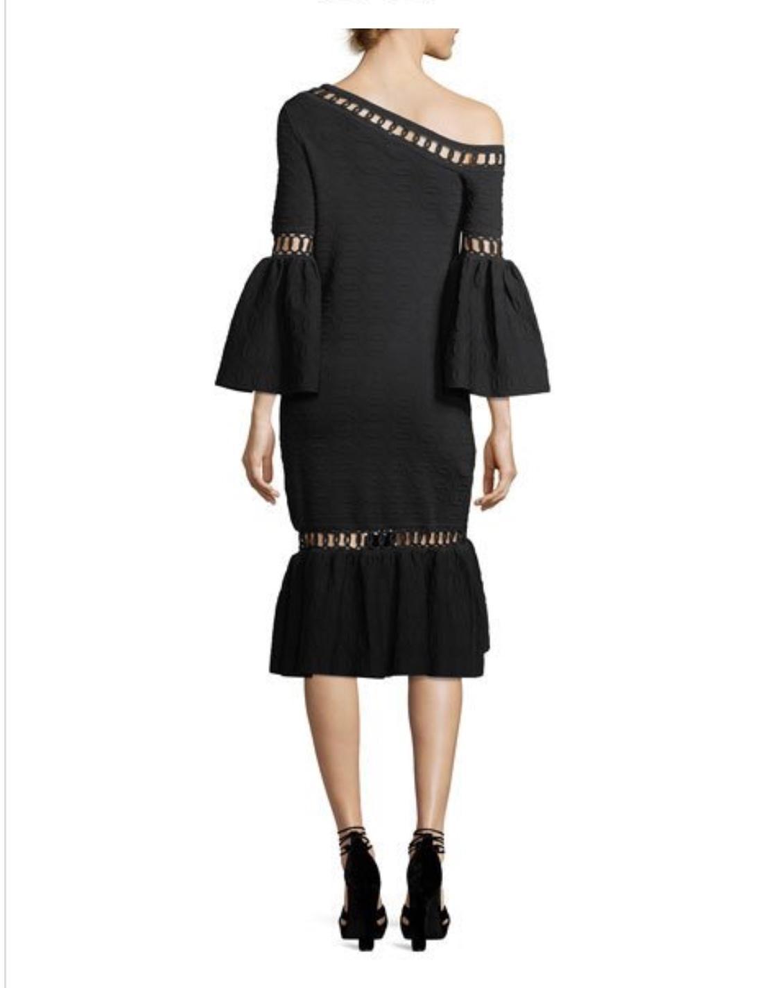 Jonathan Simkhai  Chain Link knit Fit and Flare Midi Dress photo 2