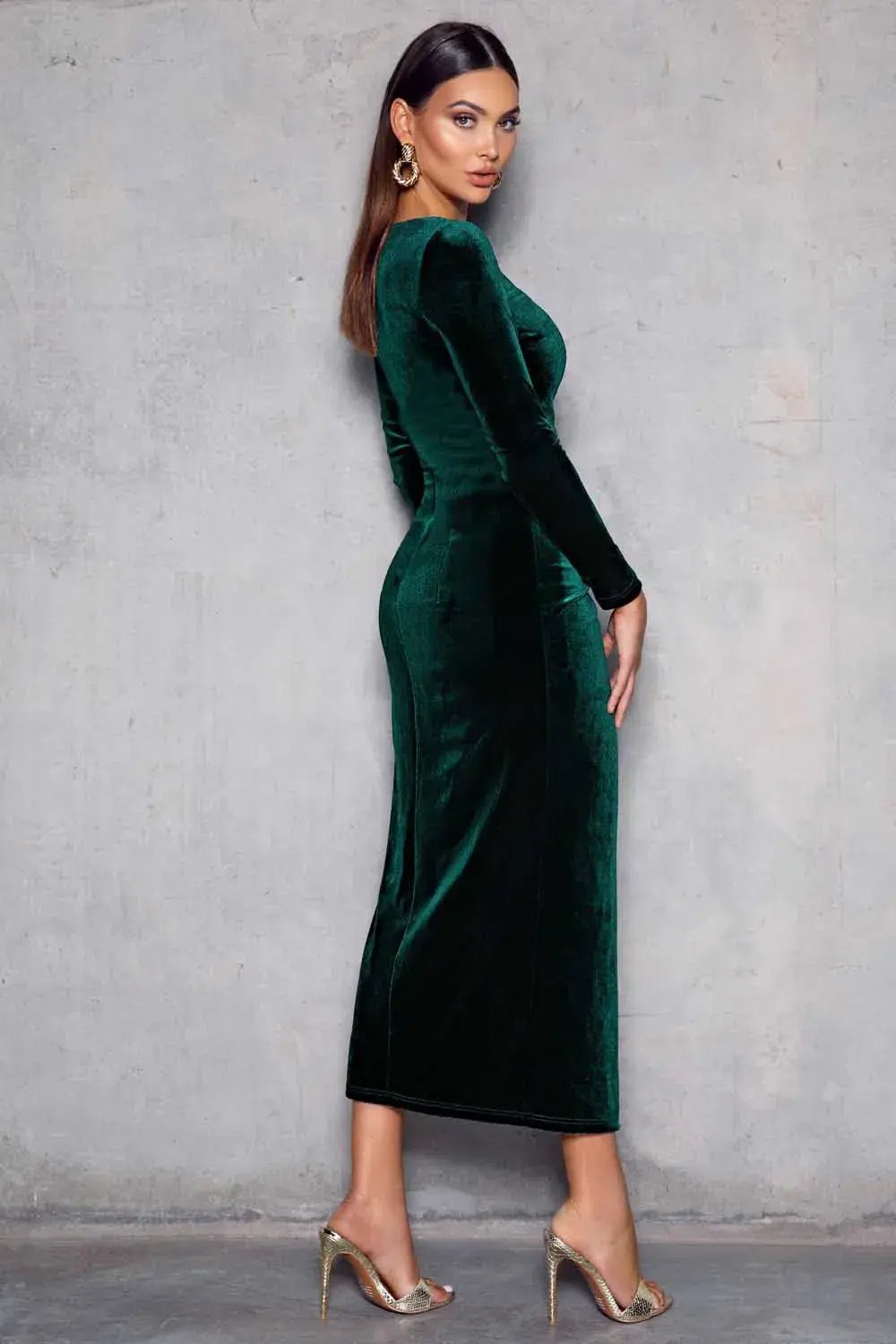 Elle Zeitoune Corrine Dress Green Size 12 photo 2