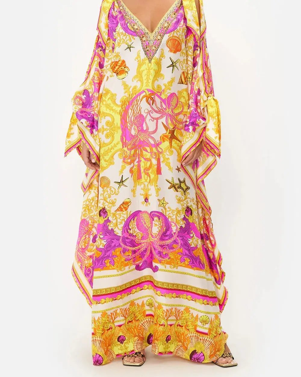 Camilla Squid Squad Scarf Tie Kaftan One Size photo 5