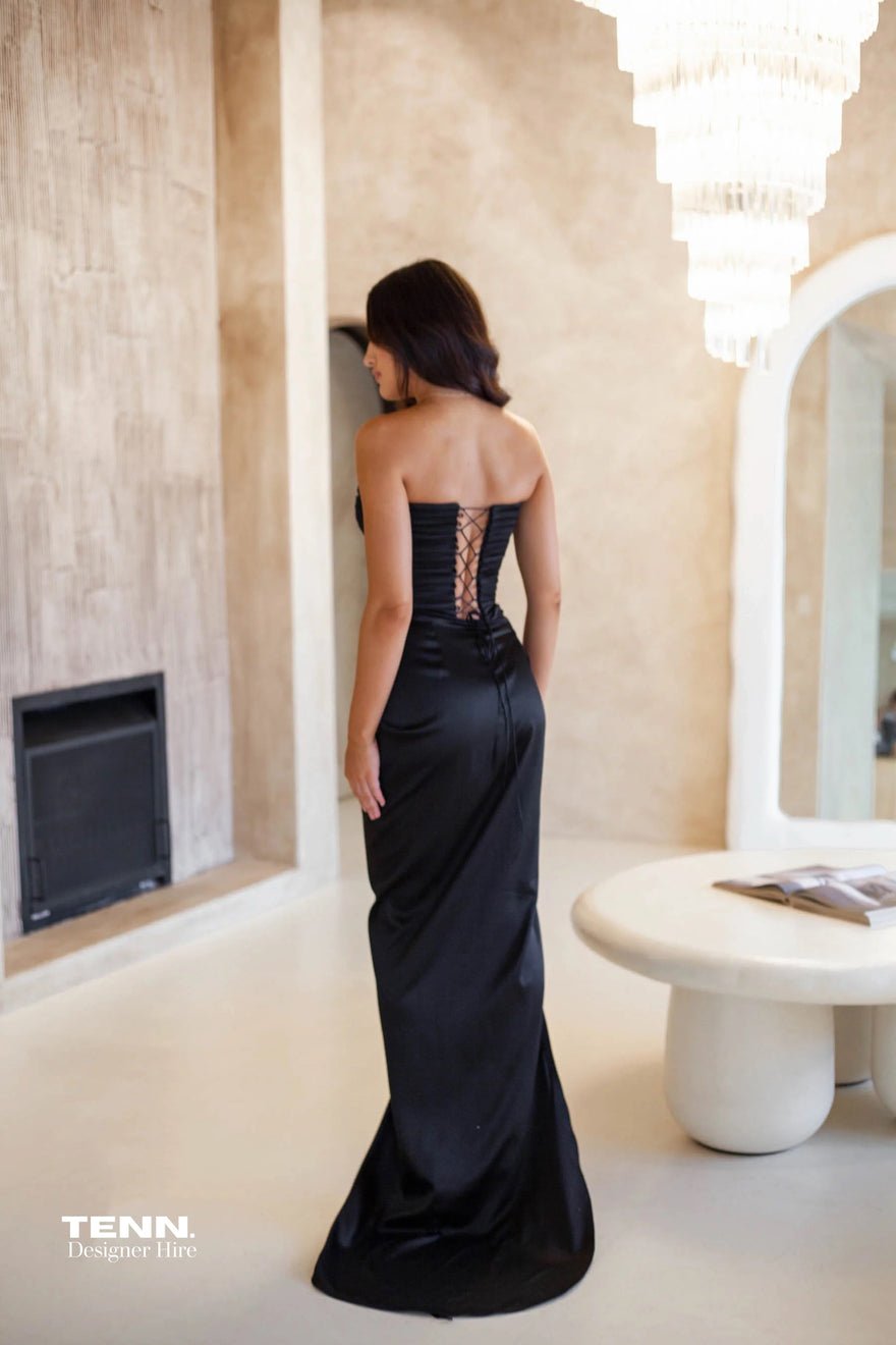Lia Stublla Alexandra Gown - Black photo 3
