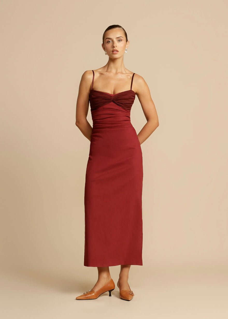 Arcina Ori Kinsley Dress Wine photo 2