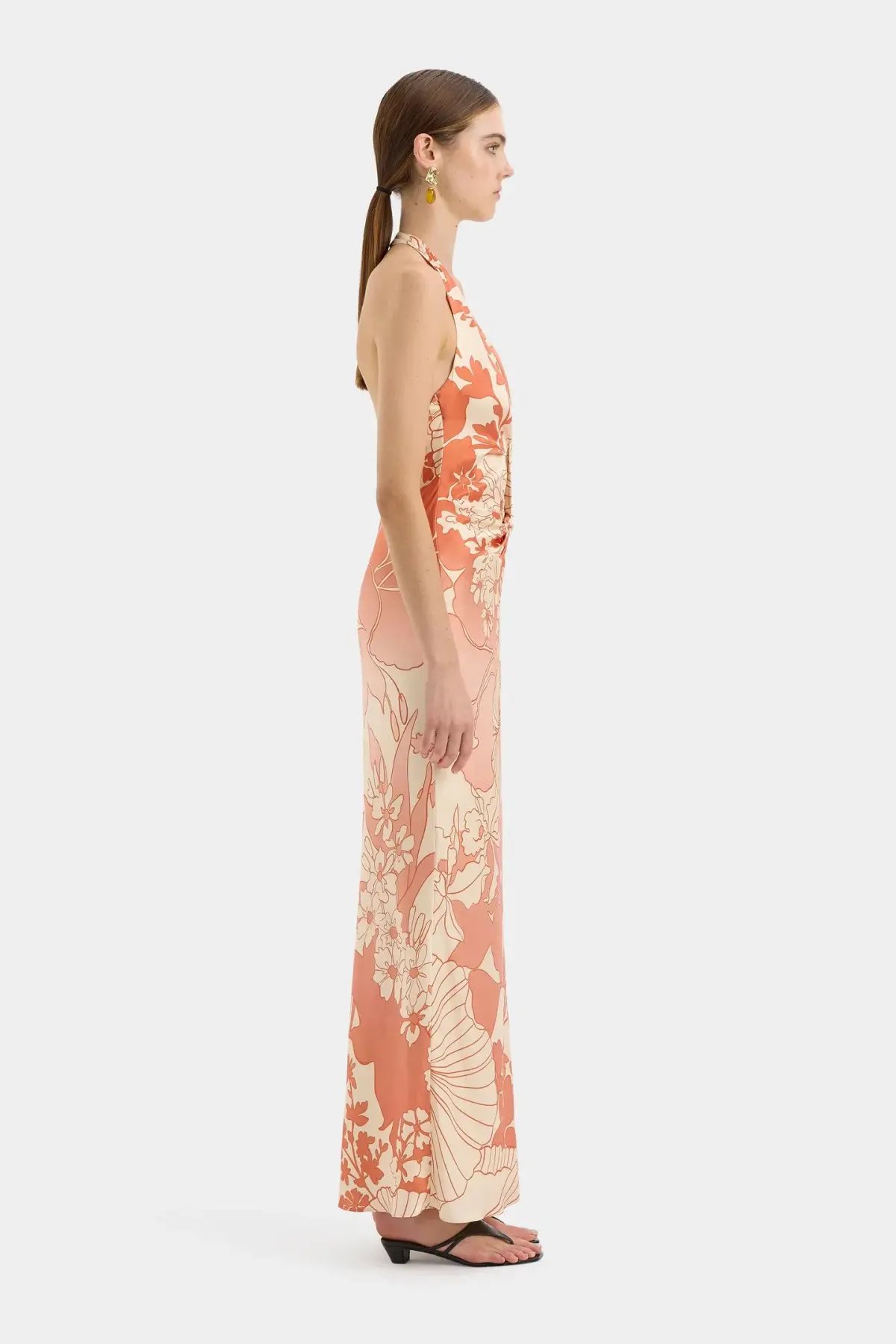 Sir The Label Como Twist Dress Paradiso Print Size 8 photo 5