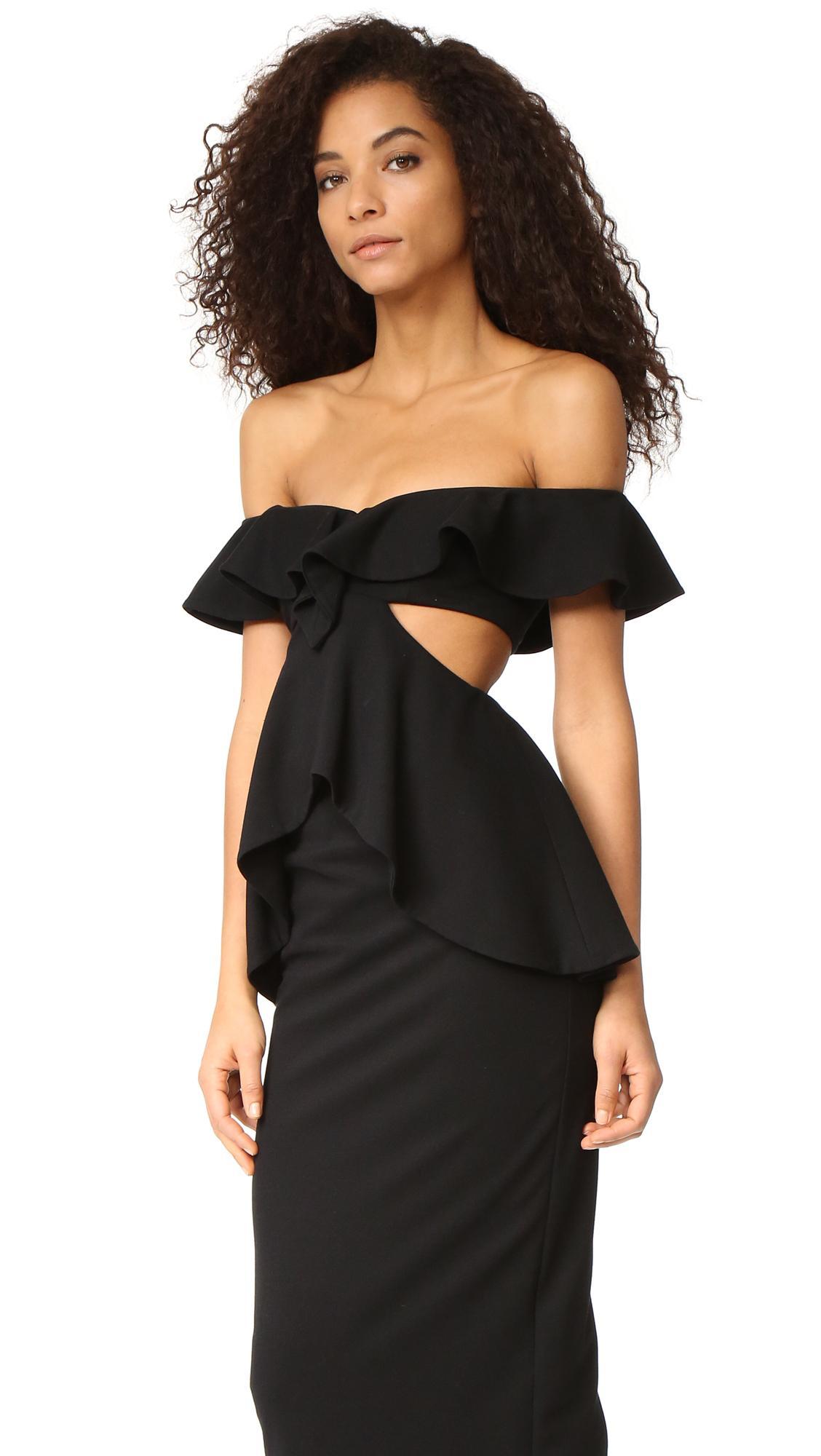 Fame and Partners Firefly Dress Black Size 6 photo 2