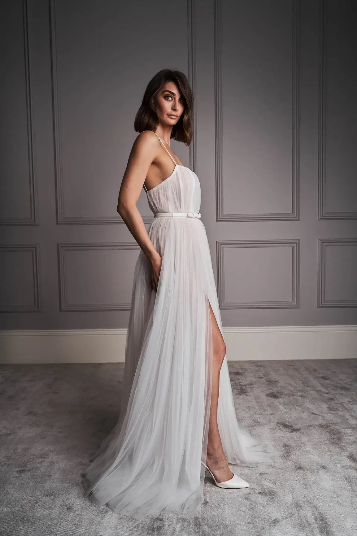 Leah Da Gloria Harley Gown White Size 10 photo 2