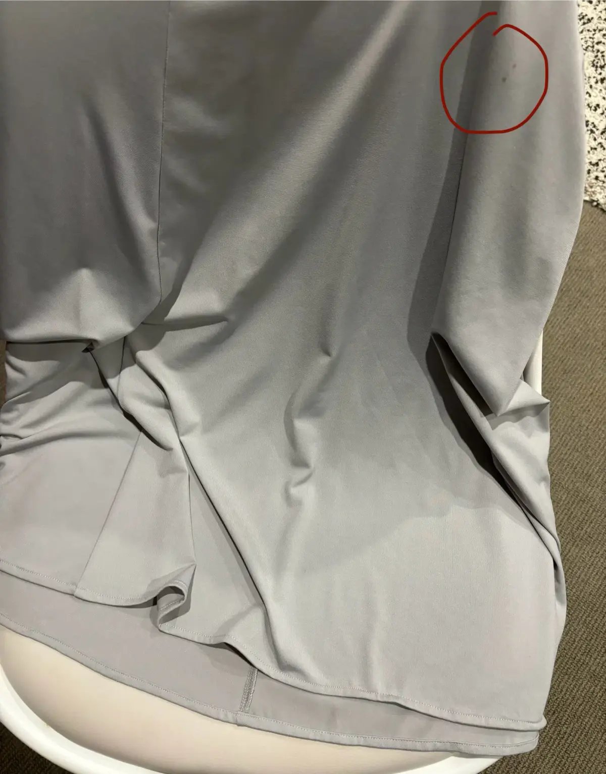 Ance Gria Gaia Gown in Silver Grey Size 8 photo 5