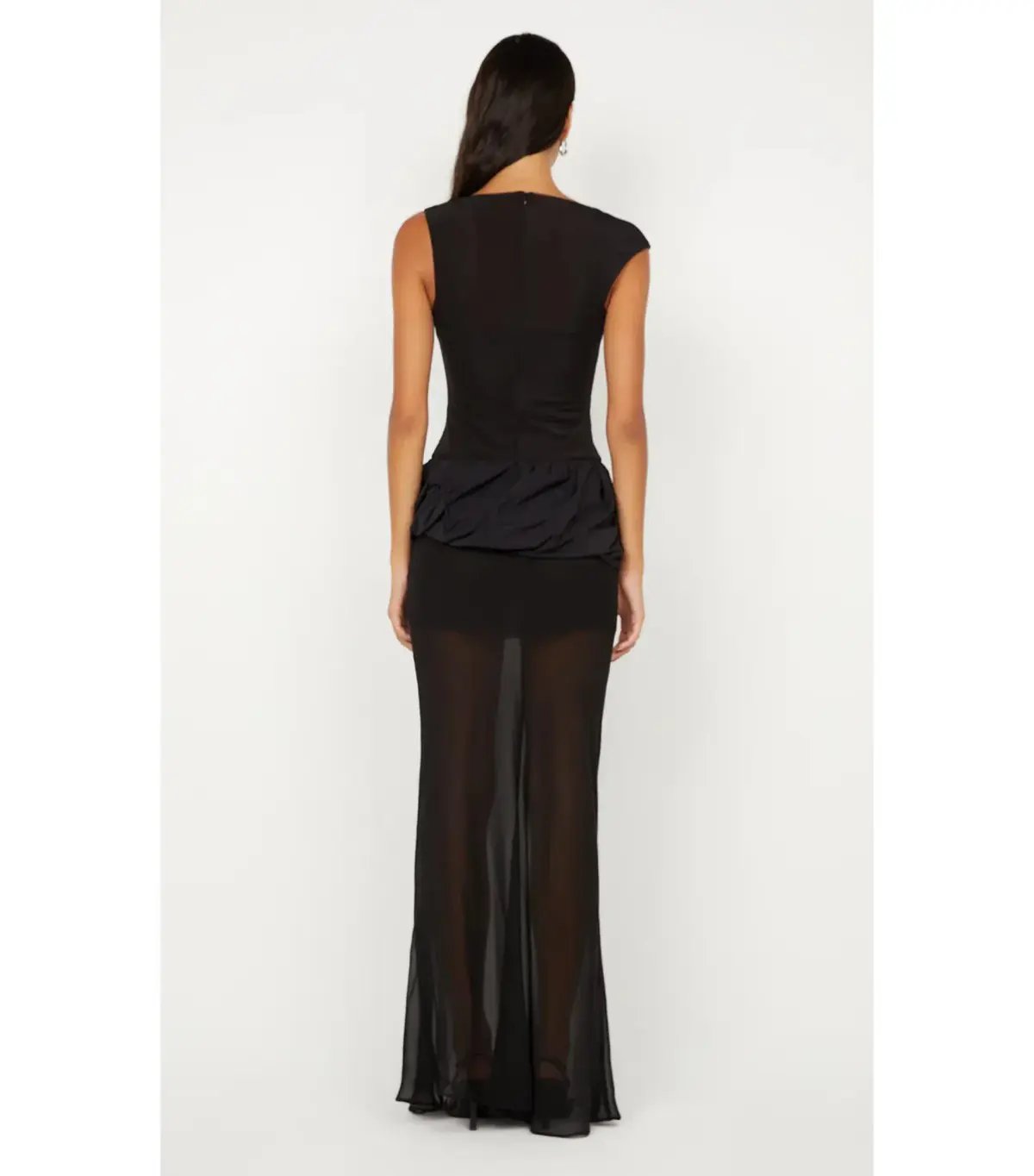 Bec & Bridge Ida Bubble Maxi Dress Black Size AU 10 photo 2