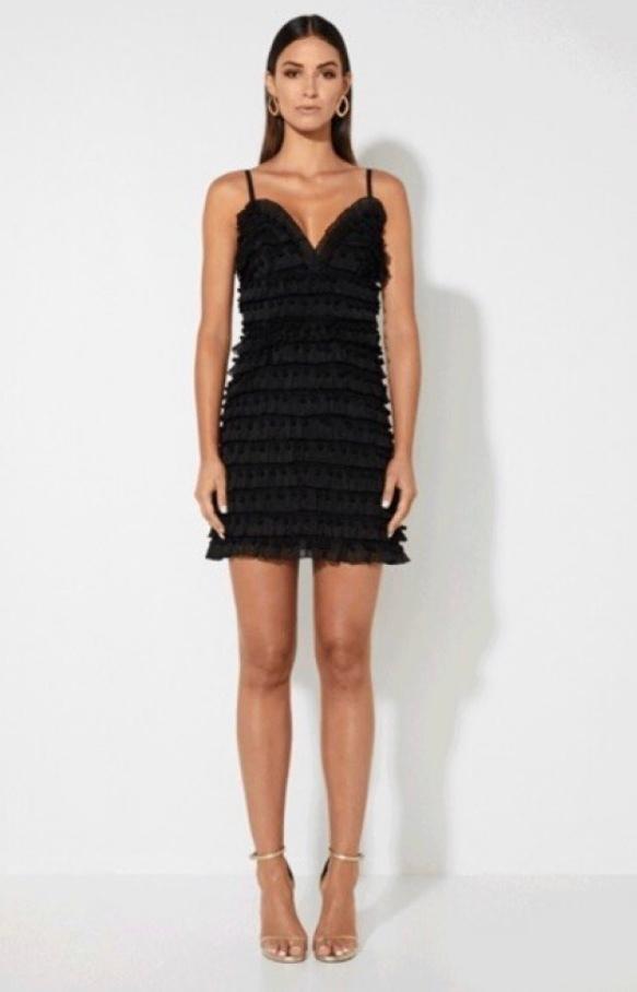 Mossman ‘Hunters and Gatherers’ Black Dress Size 10 photo 2