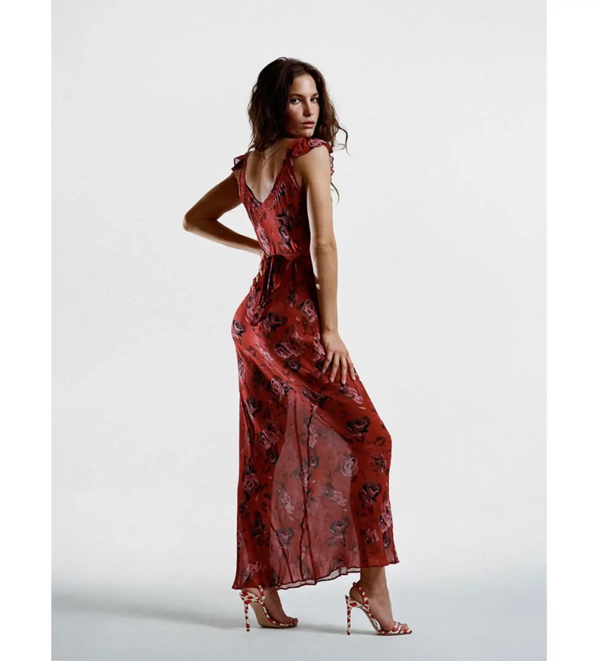 Realisation Par Lila Maxi Dress in Rosa Size AU 8 photo 4