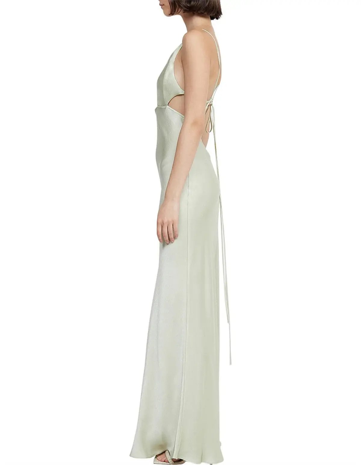 Bec & Bridge Indi Strappy Maxi Dress Honeydew Size 12 photo 4