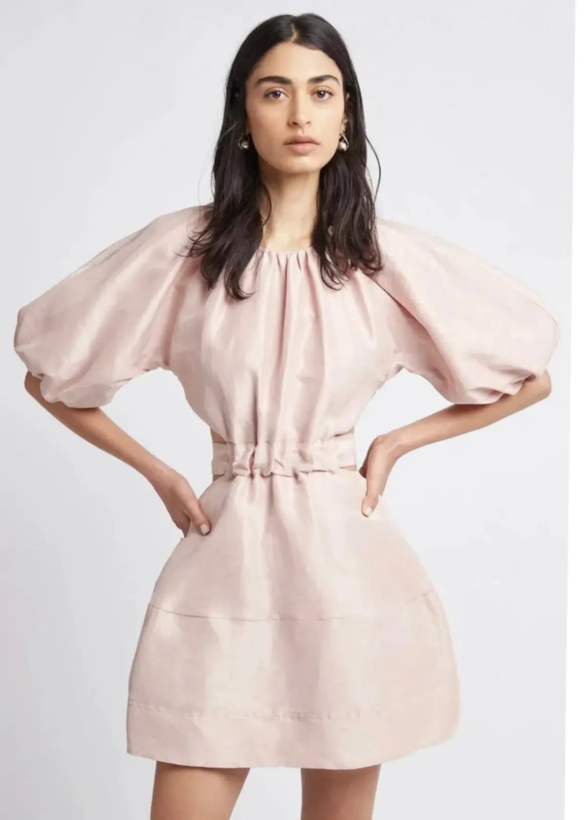Aje Psychedelia Cut Out Mini Dress Pink Size 16 photo 4