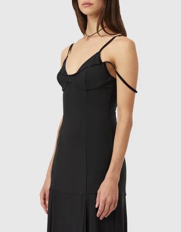 Camilla and Marc Leander Maxi Dress in Black Size 10 photo 2