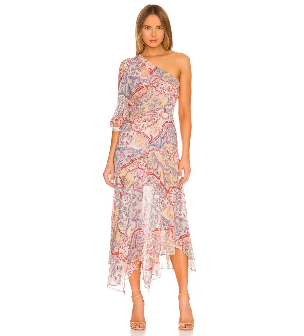 Veronica Beard Kimber Midi Dress Multi Floral Size S / AU 8 photo 3
