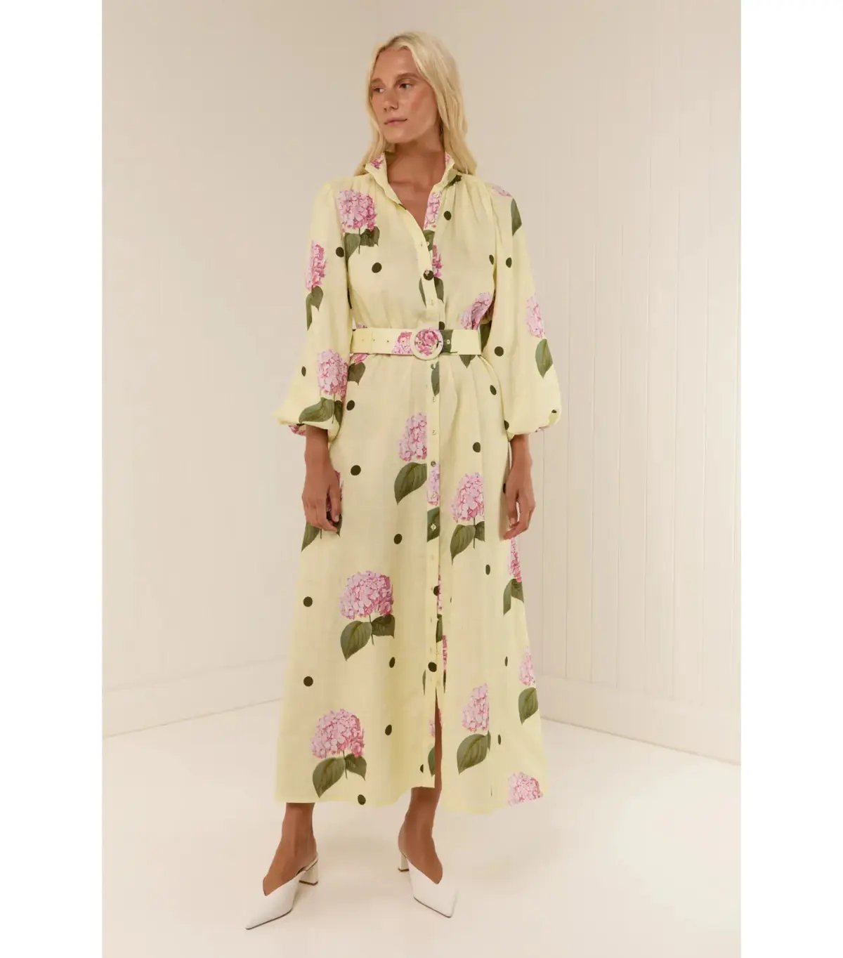 Palm Noosa Noddy Maxi Dress Portofino Polka Dot Size AU 10 photo 3