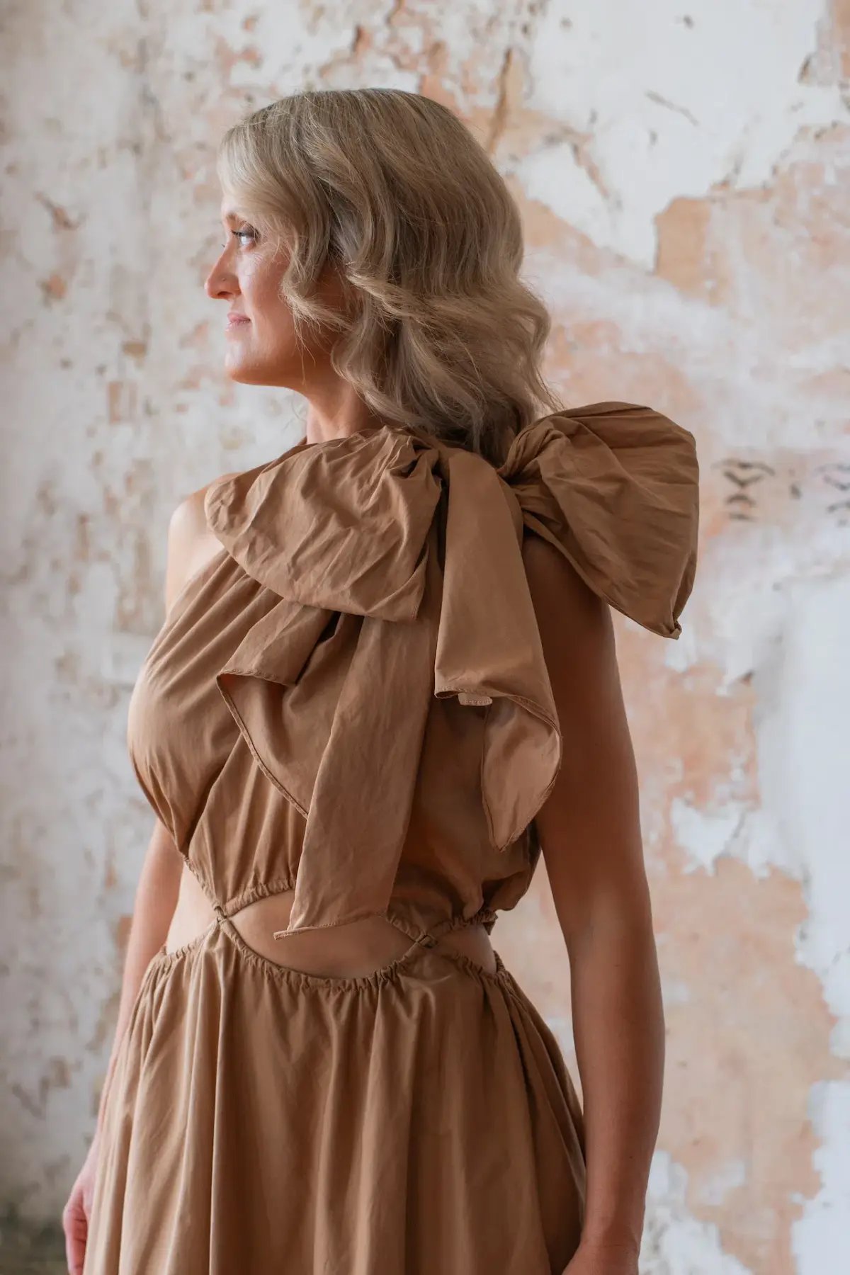 Aje Henriette Cutout Tie Strap Midi Dress Size AU 10 photo 3