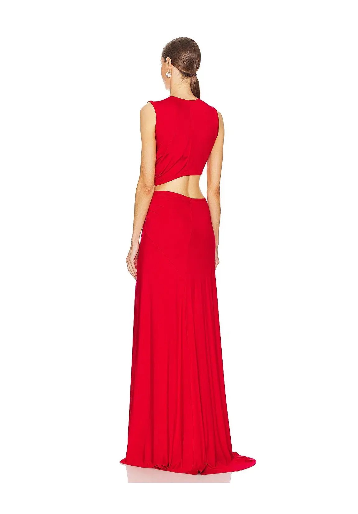 Sid Neigum Triple Loop Dress in Red Size 6 photo 2