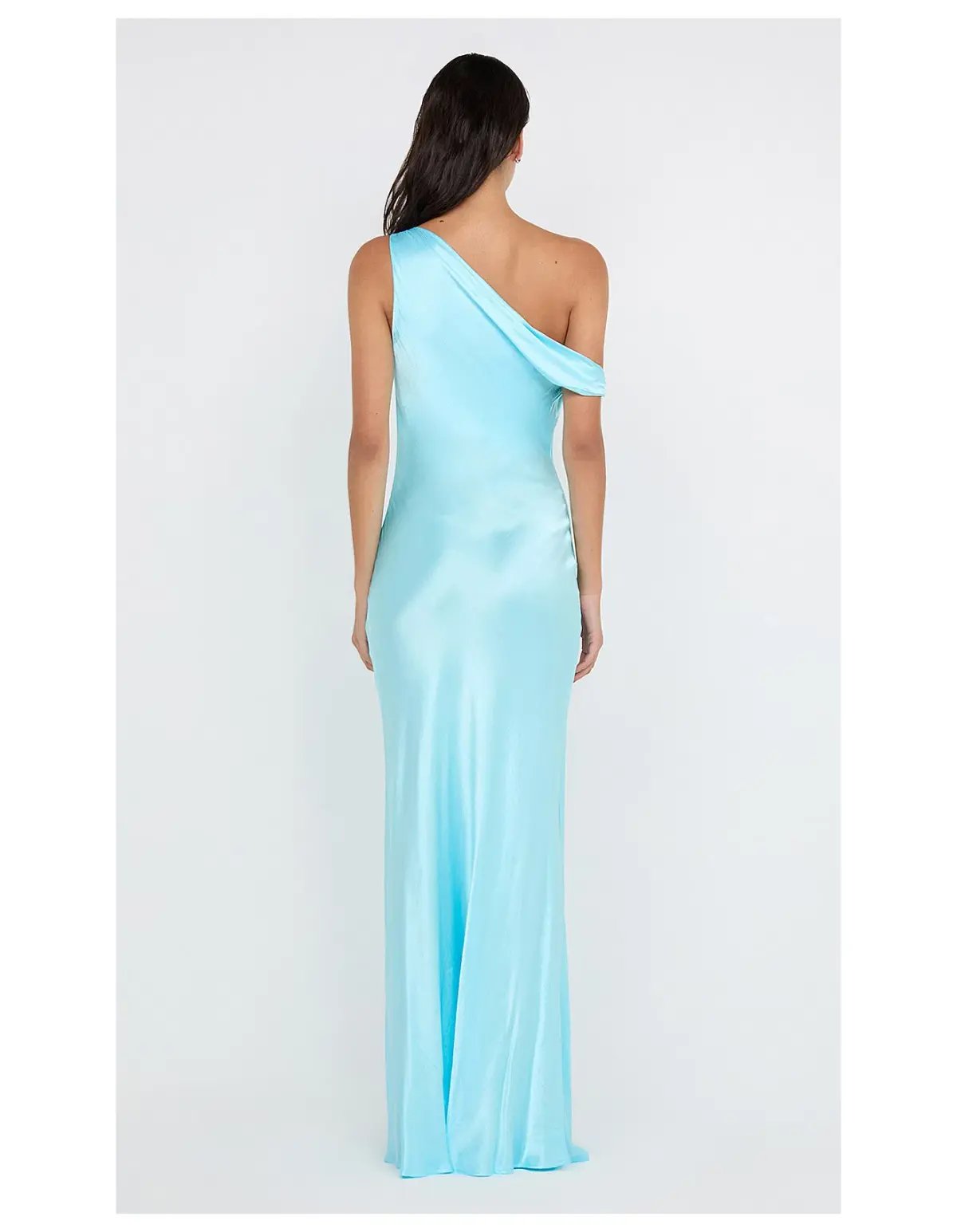 Bec and Bridge Sol Asym Maxi Dress Turquoise Size 6 photo 4