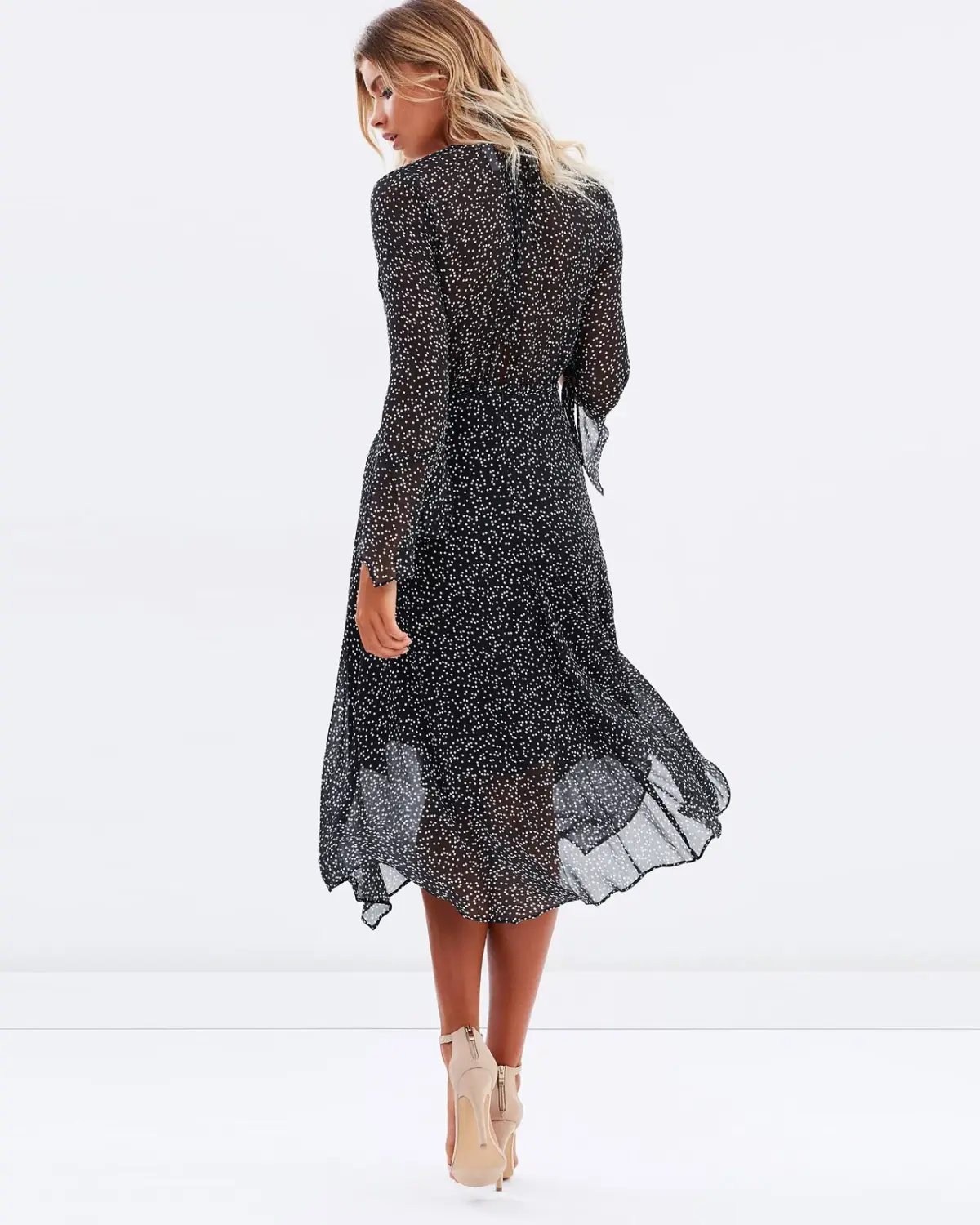 Bec & Bridge Stargazer Midi Dress Black Size 10 photo 3
