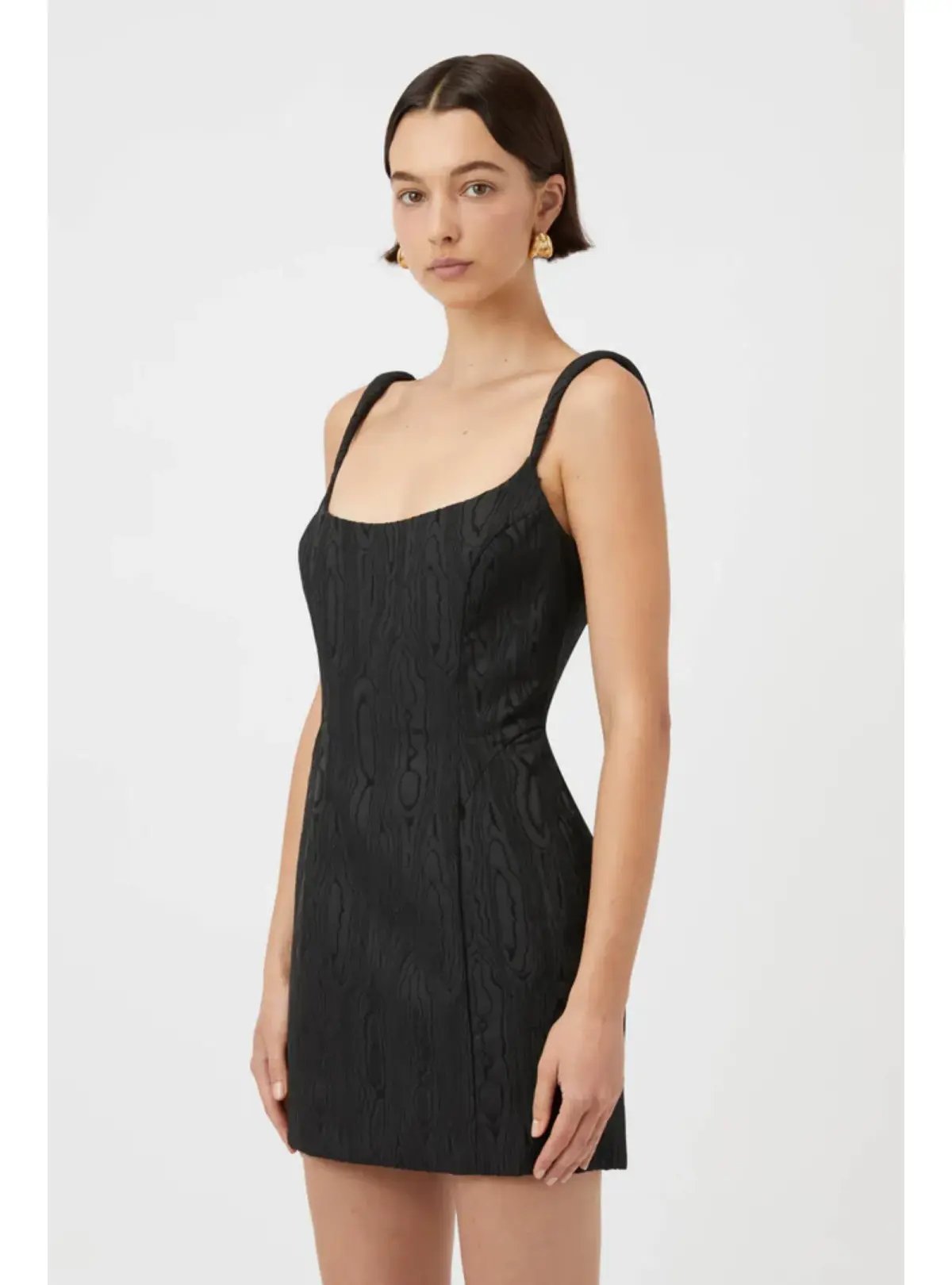 Camilla & Marc Malla Mini Dress in Black Size AU 10 photo 2