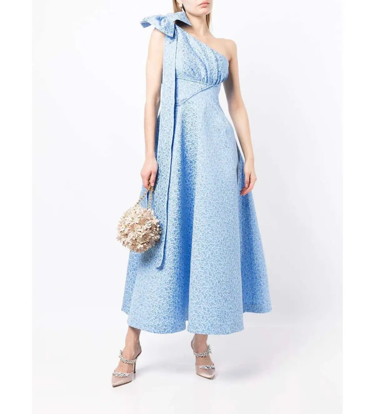 Rachel Gilbert Malea Emiliano Gown in Blue Size AU 12 photo 2
