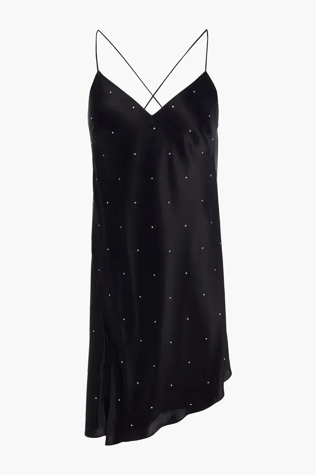 Michelle Mason Open Back Crystal Embellished Mini Dress Black Size 2 US / AU 6-8 photo 3