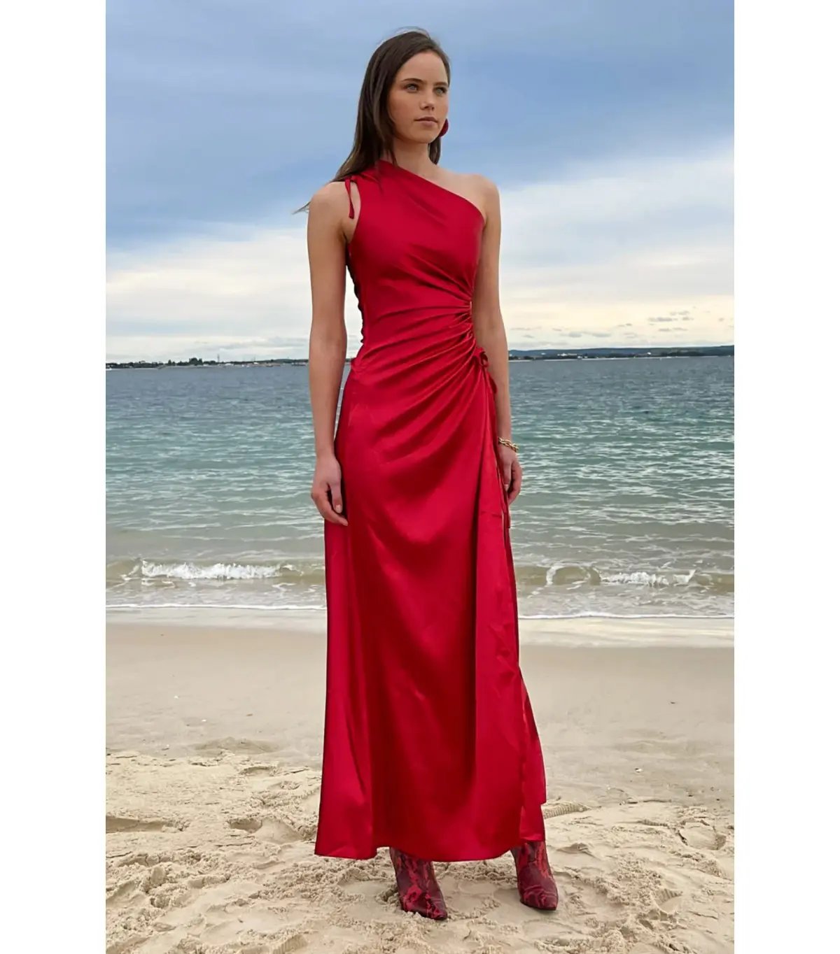 Sonya Moda Nour Dress Scarlet Red Size AU 6 photo 3