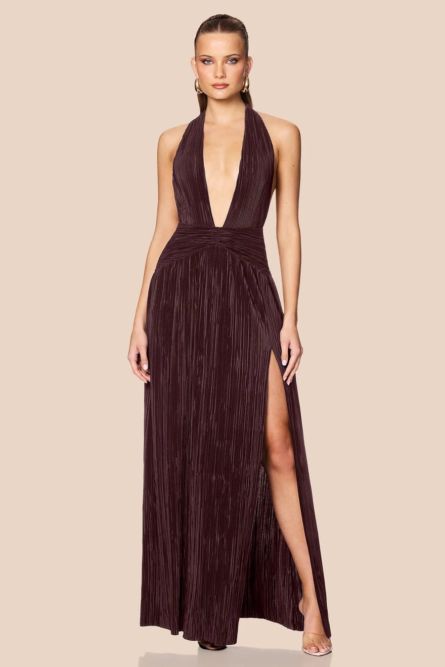 Nookie Desiree Halter Gown - Mocha photo 4