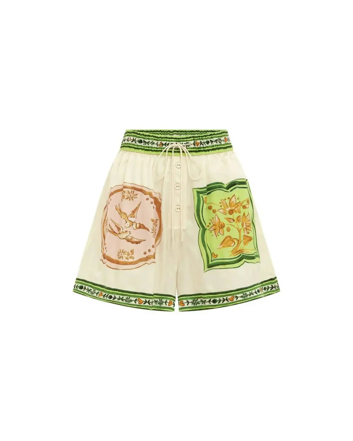 Alemais Porcelain Shirt and Short Set Multi Print Size 16 photo 7