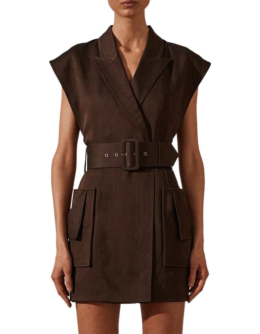 Shona Joy Marie Blazer Mini Dress photo 2