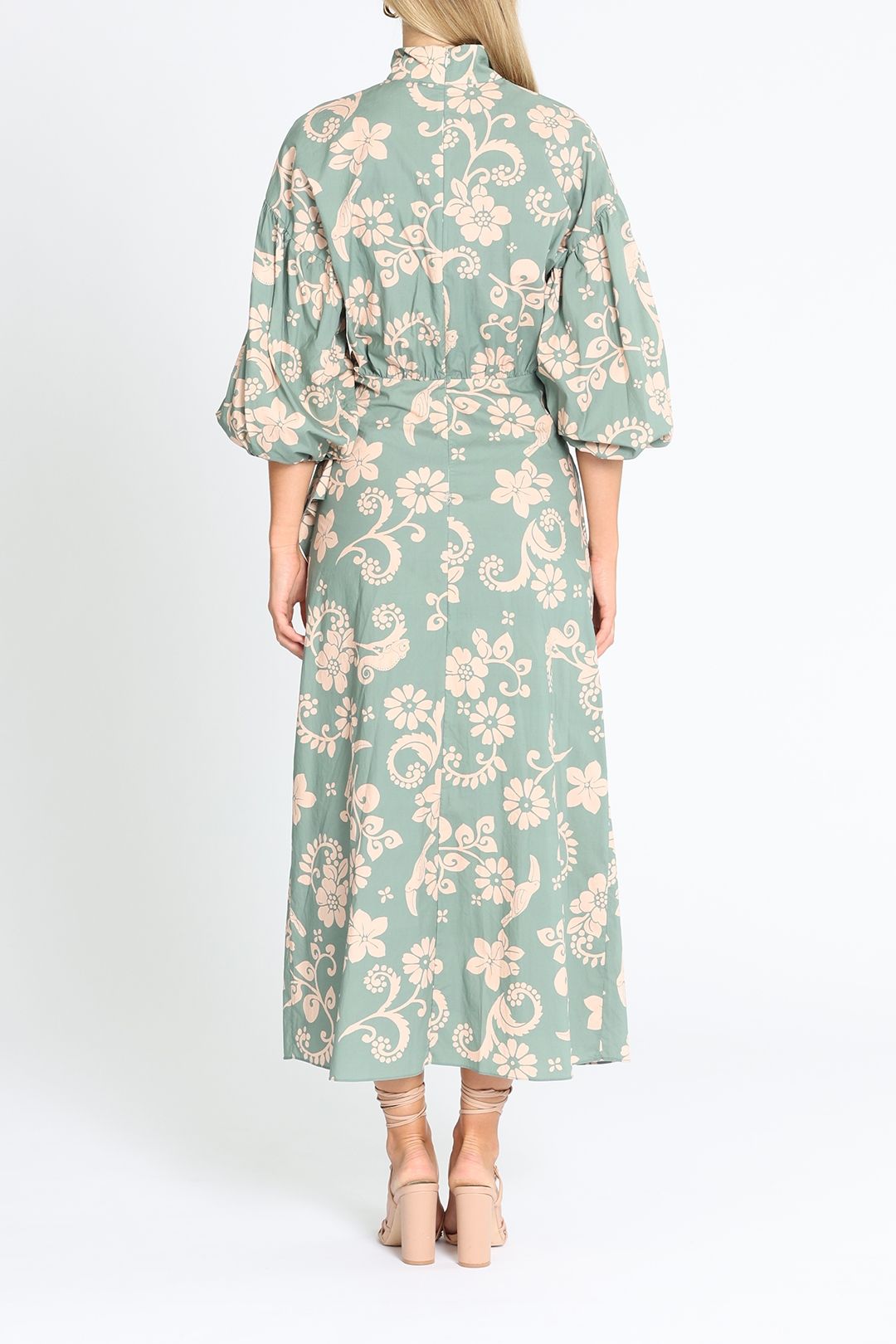 Gabriel Tie Side Midi Dress photo 3