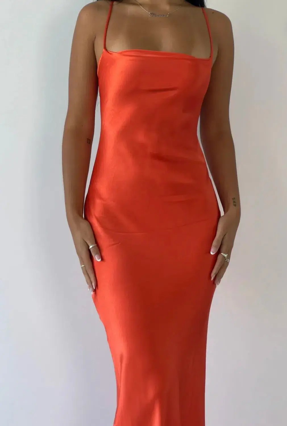 Bec & Bridge Lorelai Tie Maxi Dress Fre Red Size 8 photo 3