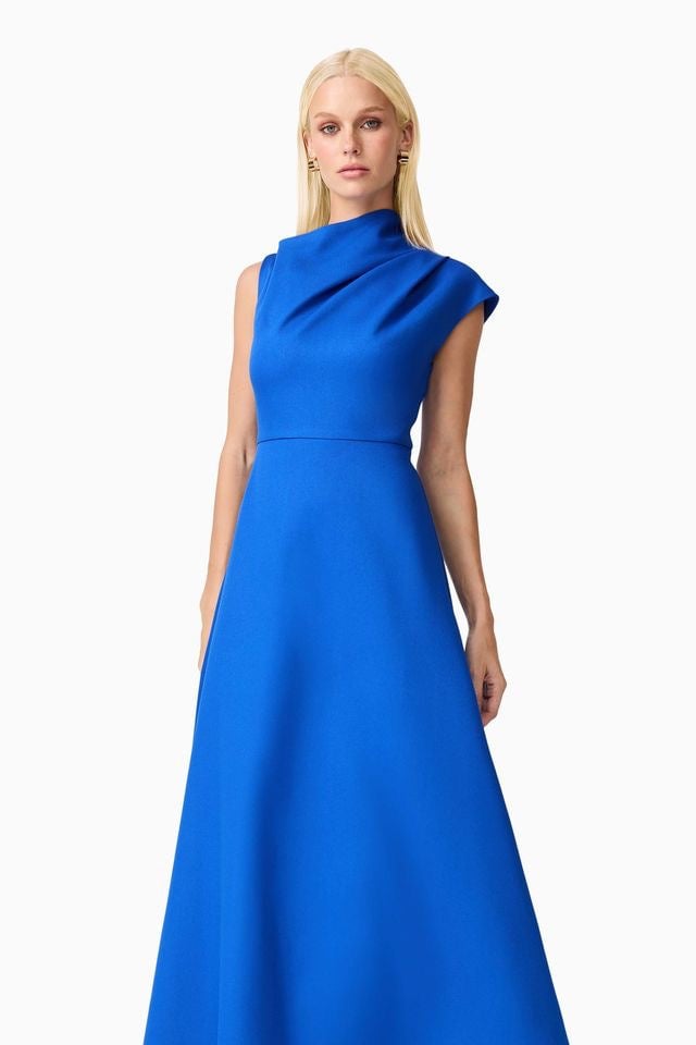Elliatt Rafaela Midi Dress - Blue photo 3