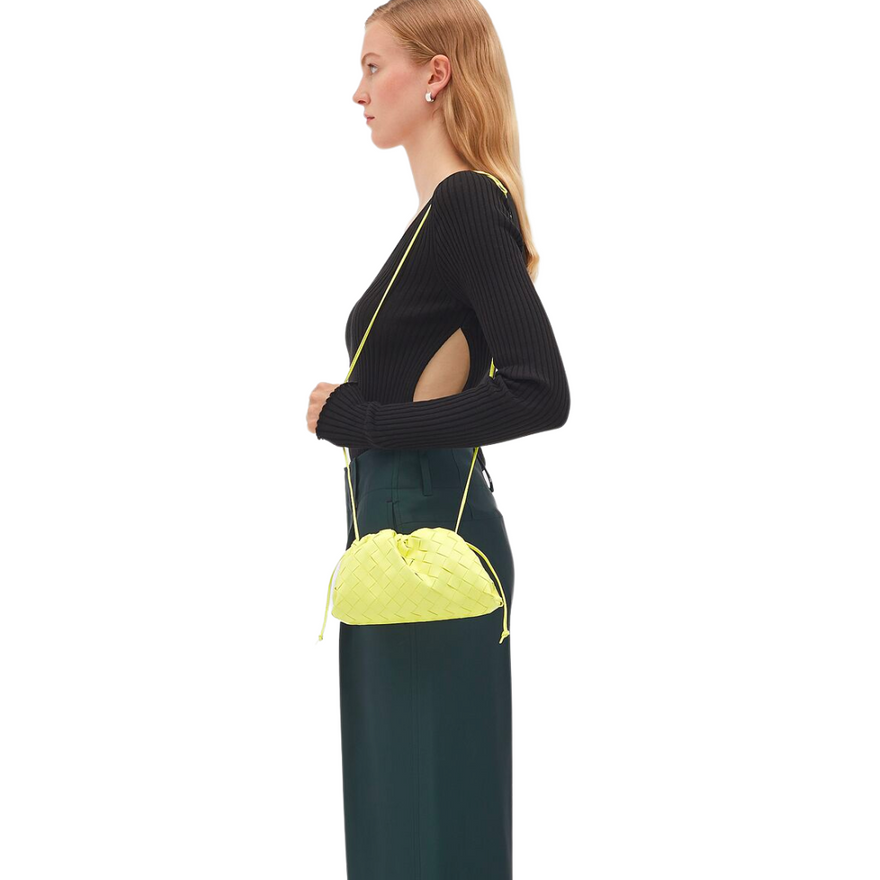 Bottega Veneta Mini Woven Clutch (lantern) photo 2