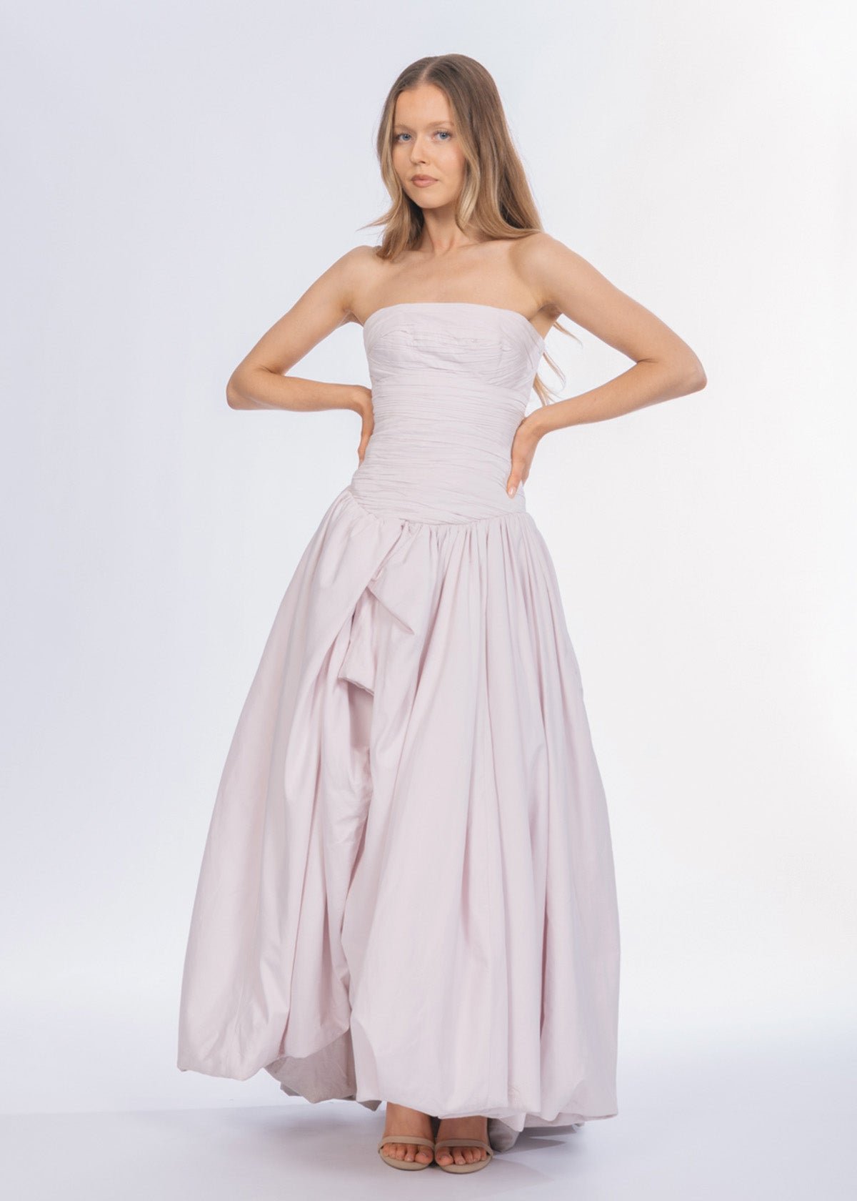 Violette Bubble Dress in Pastel Pink photo 2