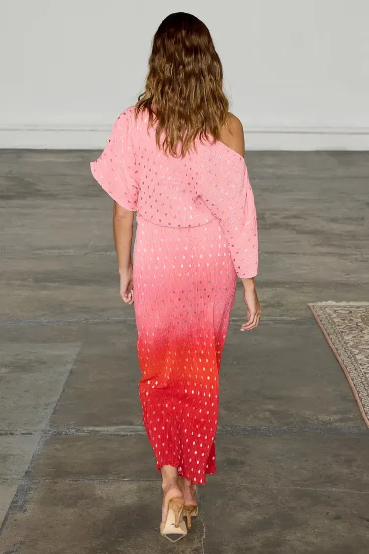 Never Fully Dressed Tilly Maxi Dress in Pink Ombre Size L / AU 14 photo 3