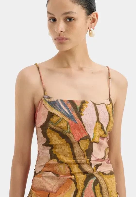 Sir Talulah Column Dress in Sanderling Floral Size 3 (AU 12) photo 4