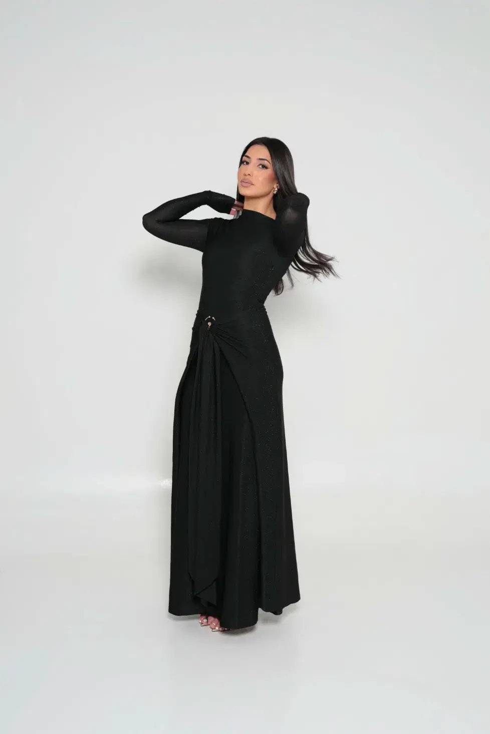 Alaía Muse Aleena Maxi Dress in Black Size S / AU 8 photo 3