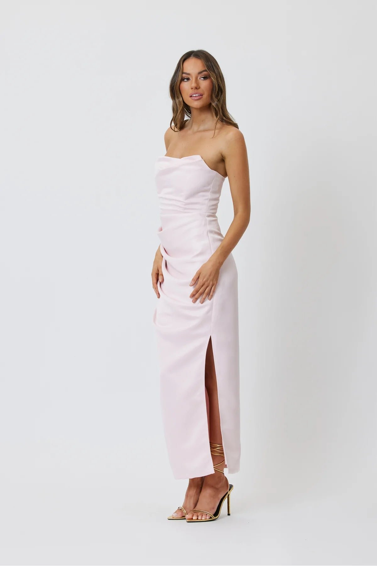 BIANCA & BRIDGETT EVELYN DRESS - BLUSH photo 5