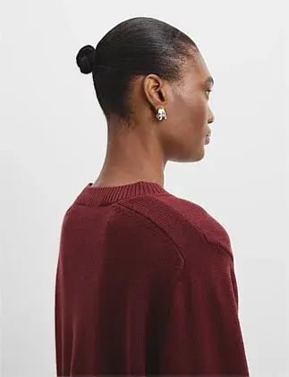 Country Road Organically Grown Cotton Blend Crop Crew Neck Knit Size 16/XL photo 2