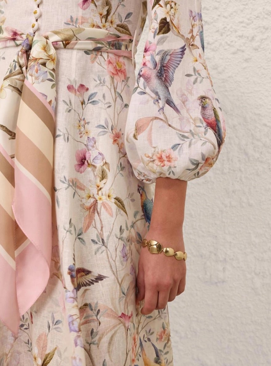 Zimmermann Rebellion Button Midi Dress photo 2