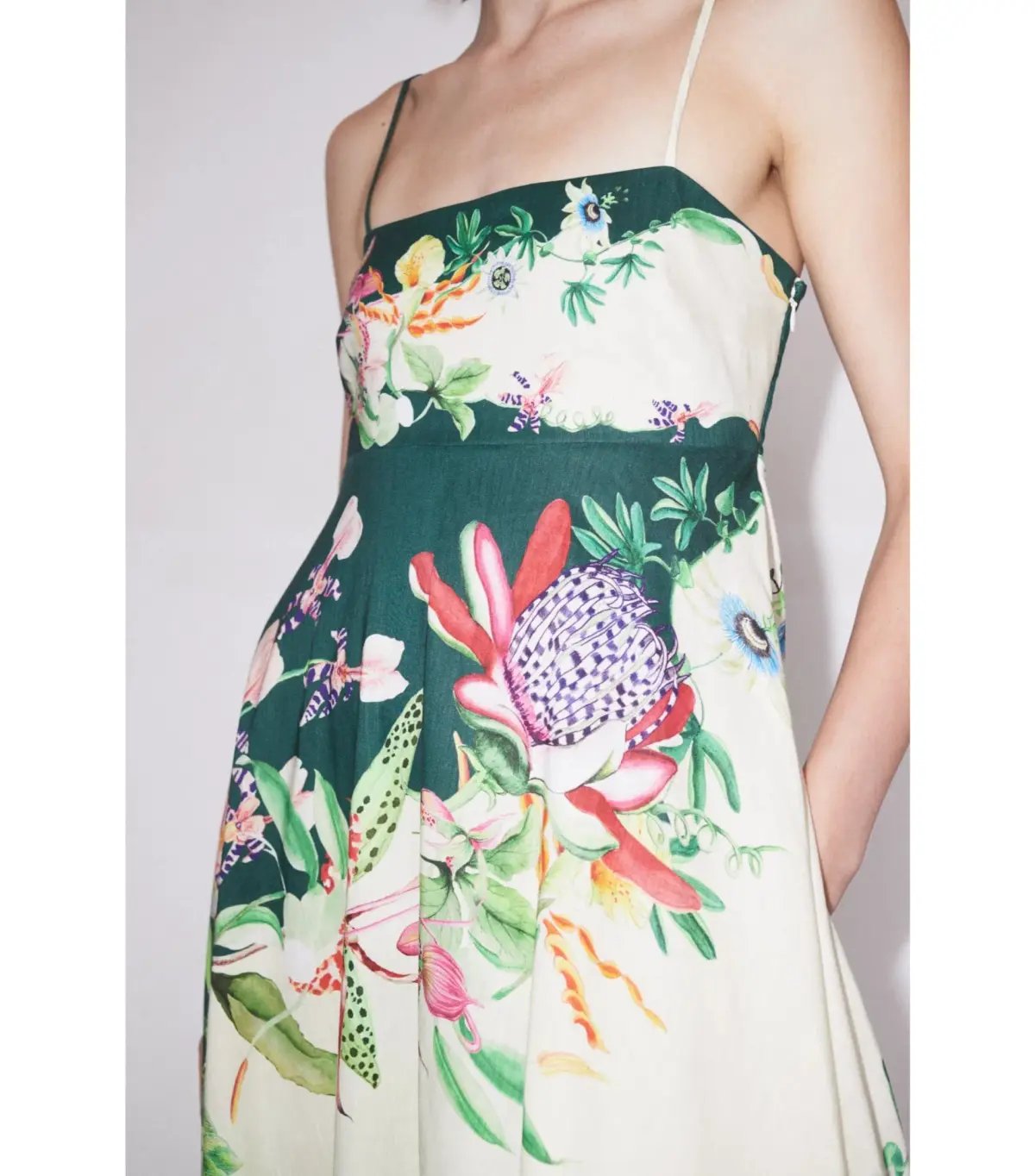 Alémais Aggie Sundress Midi Dress Print Size AU 10 photo 2