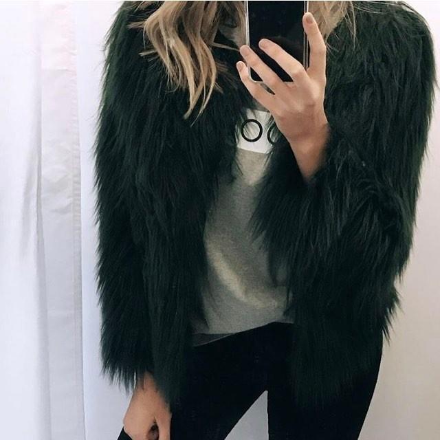 Unreal Fur Unreal Dream Jacket Black Sz 6 photo 3