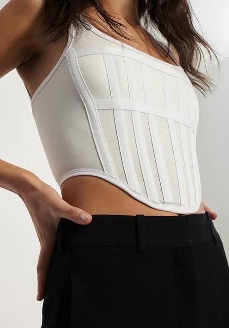 Dion Lee - Rib Jersey Corset (Size 6) photo 3