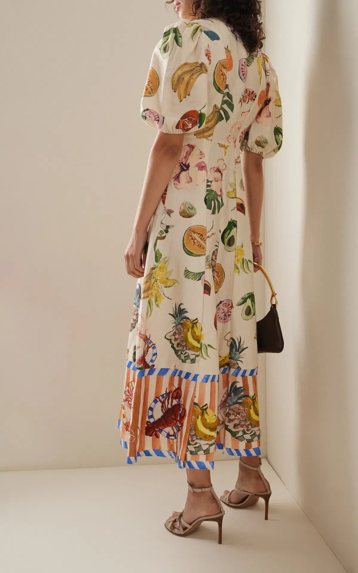 Alemais Theo Midi Dress Multi Size 12 AU photo 3