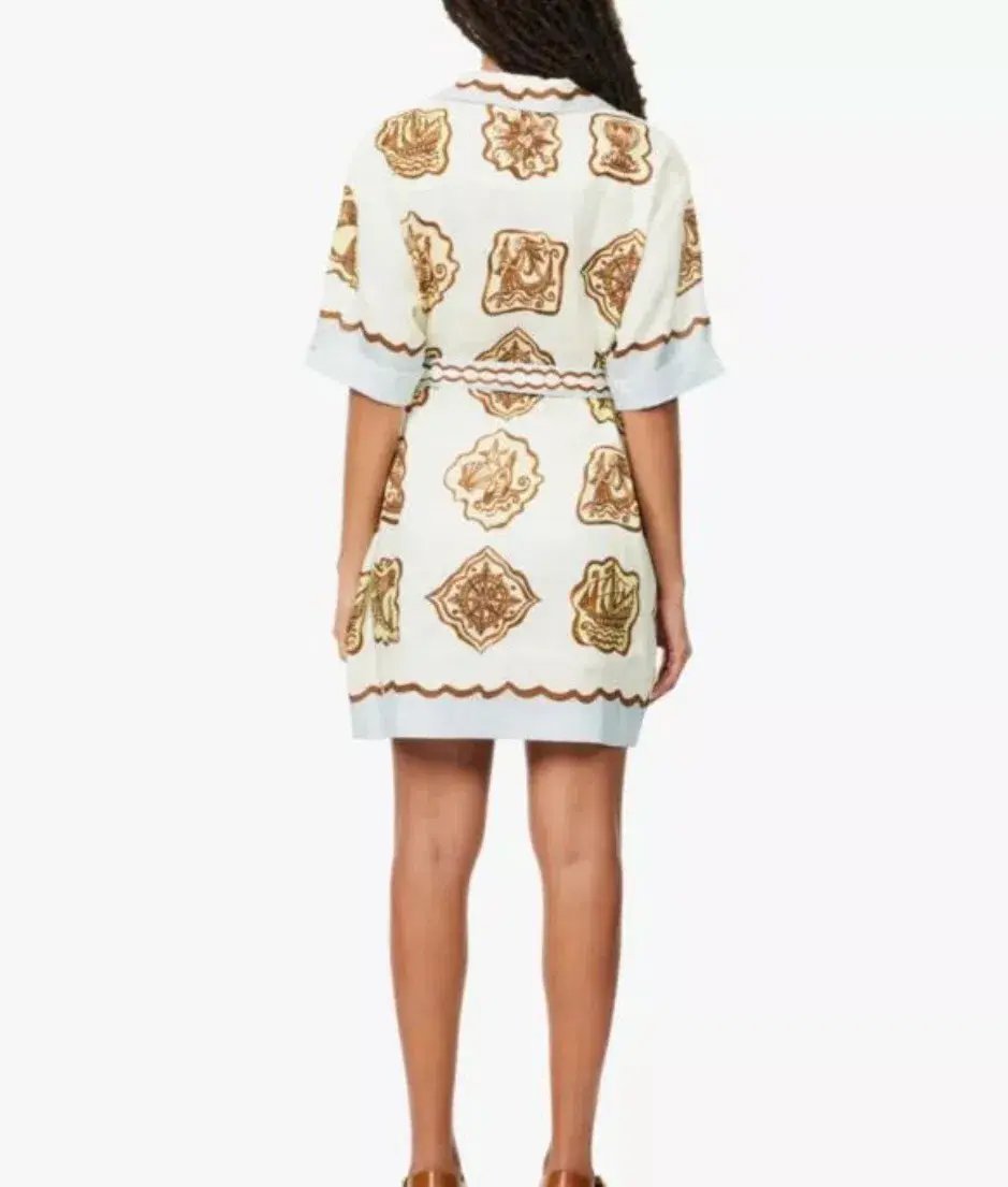 Alemais Relic Mini Dress Multi Size 14 photo 5