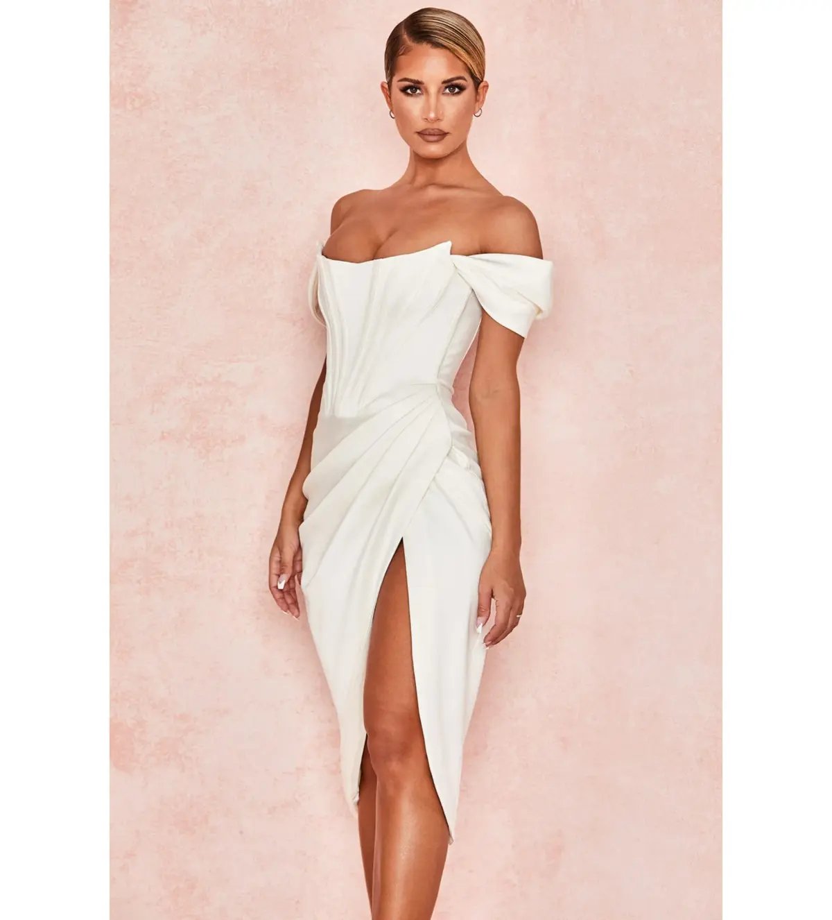 House of CB Loretta Dress in Ivory Size XS / AU 6 photo 2