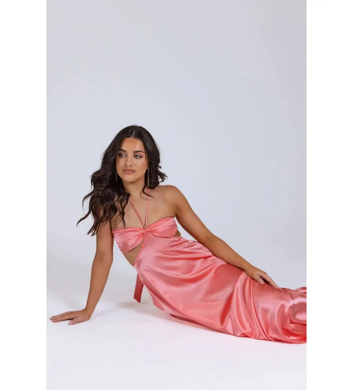 Lane + Sass Lucy Guava Gown Pink Size AU 8 photo 7