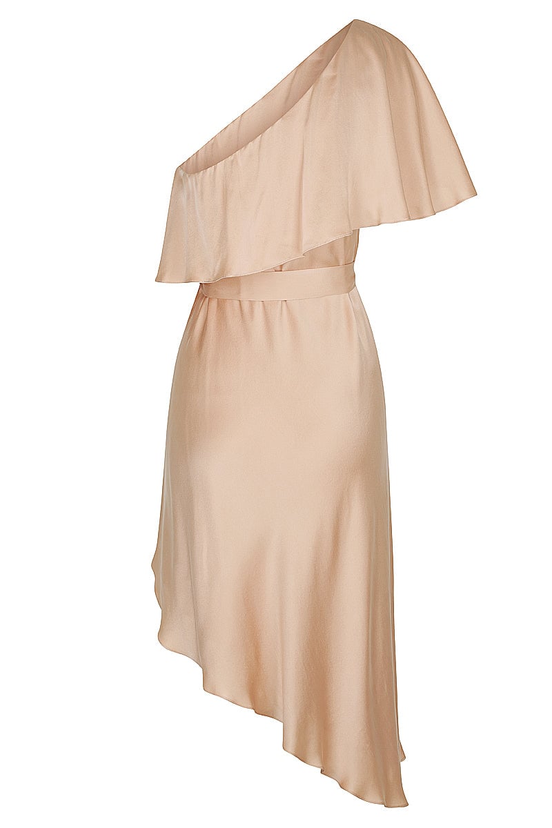 Zimmermann Sueded One Shoulder Midi Dress photo 3