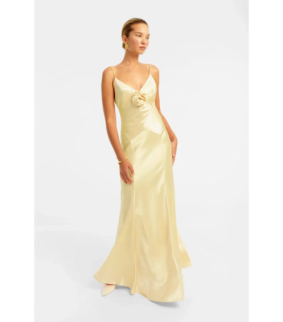 Bubish Savannah Rosette Gown in Yellow Size S / AU 8 photo 2